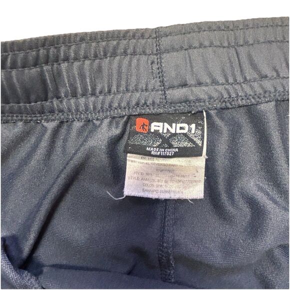 And1 Men’s Track Suit Gray Blue Warmup Pants Jacket Athletic Basketball Size XL - Picture 10 of 12